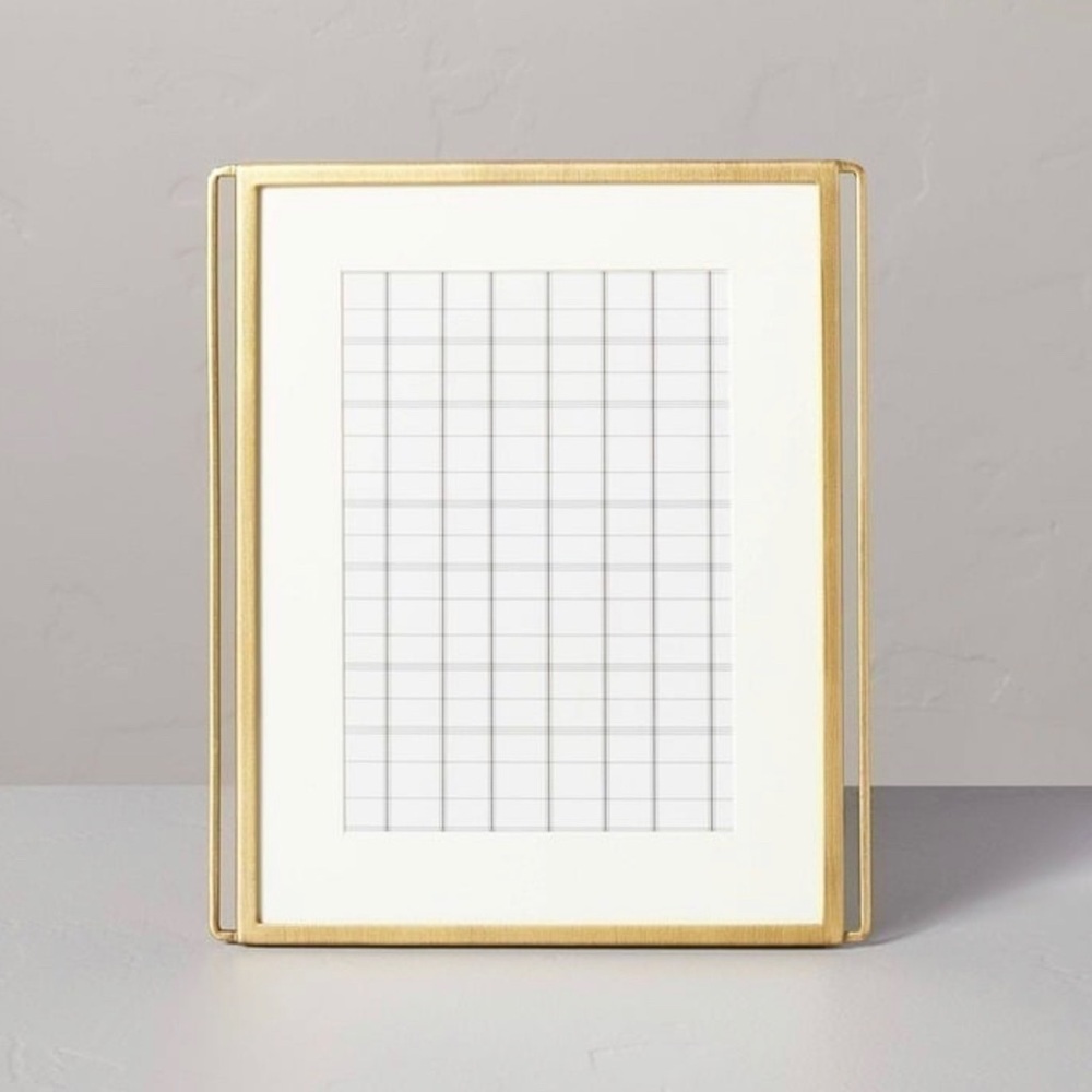 Hearth & Hand Wire-Edge Brass Picture Frame Antique Finish 5" x 7"